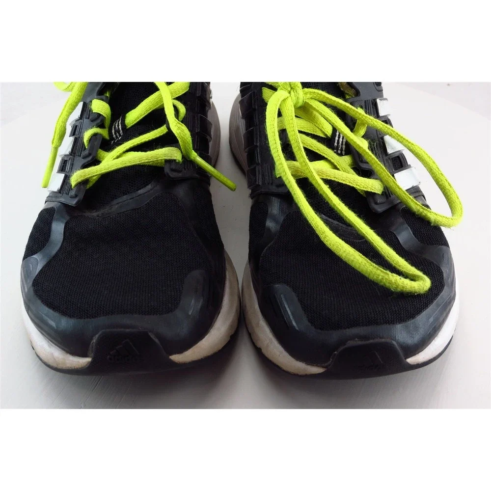 Adidas Boys Athletic Shoes Size 5.5 Black‎ Fabric Lace Up Lightweight Running